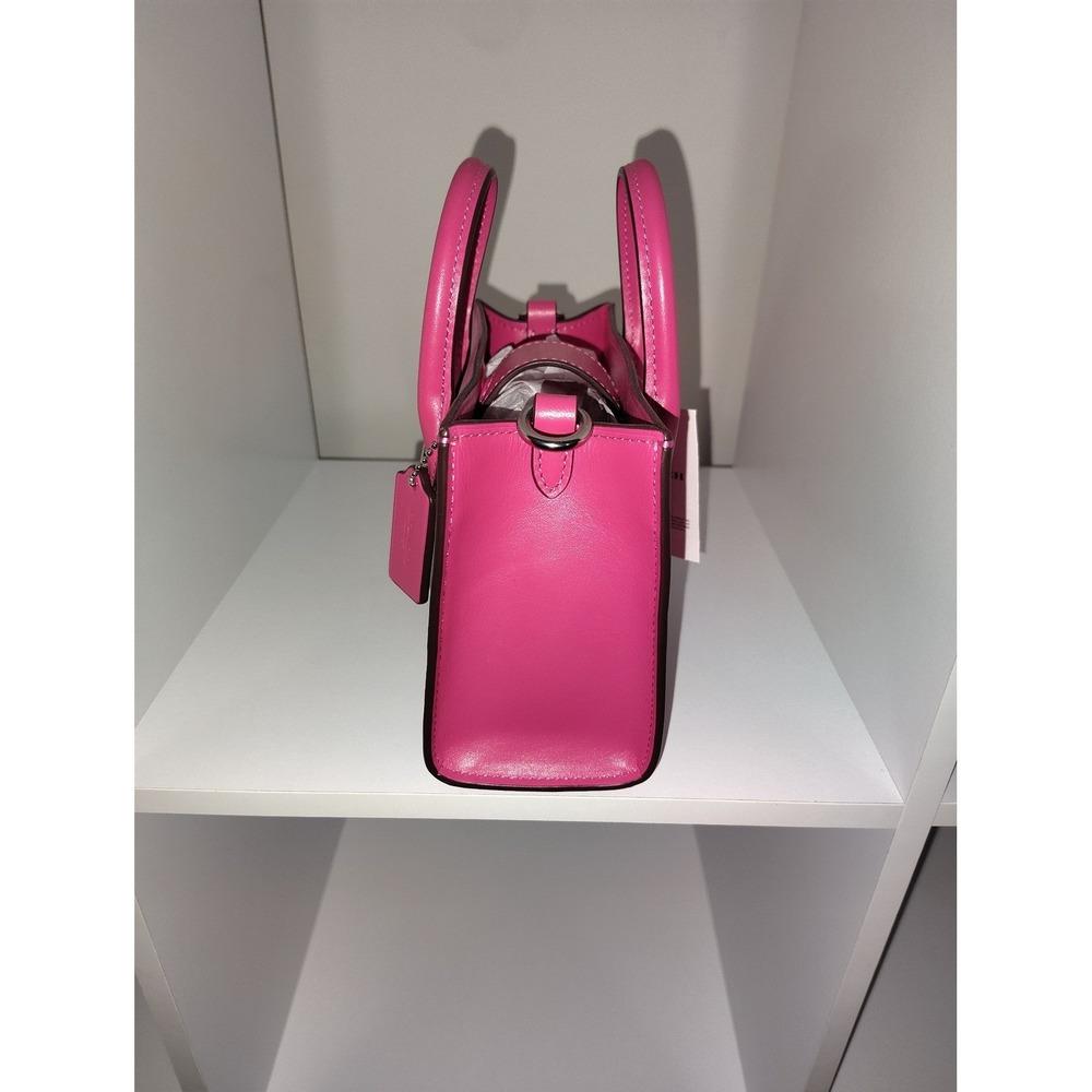 NEW WITH TAGS COACH ACE 17 TOTE DRAGONFRUIT W/STRAP AND HANGTAG - Picture 6 of 9